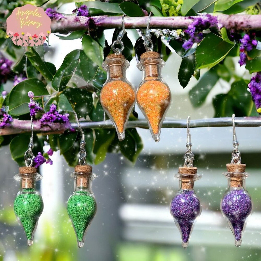 Angelic Rosery's Handmade Pixie Dust Dangle Earrings ✨